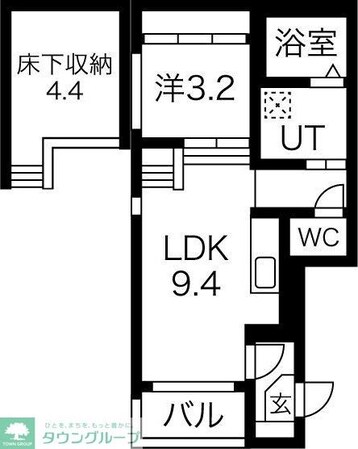 ル・ケレス八番町の物件間取画像
